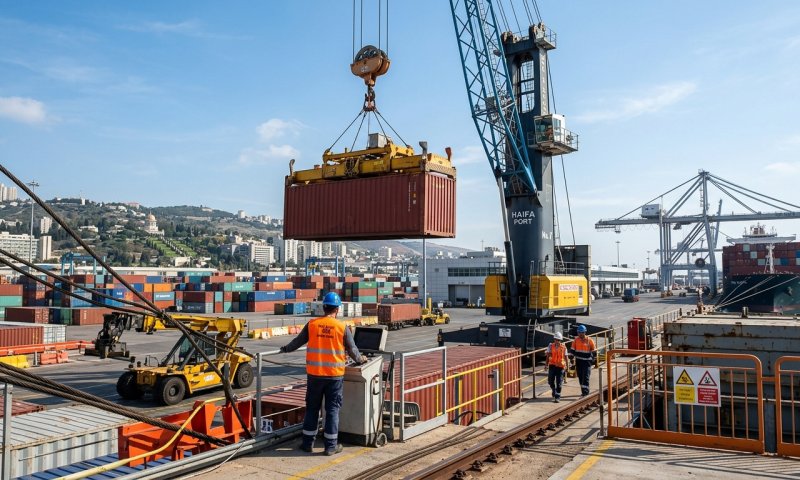 משלוח נשק מארה"ב עגן בחיפה: דחפורים ורכבים ממוגנים לצה"ל
