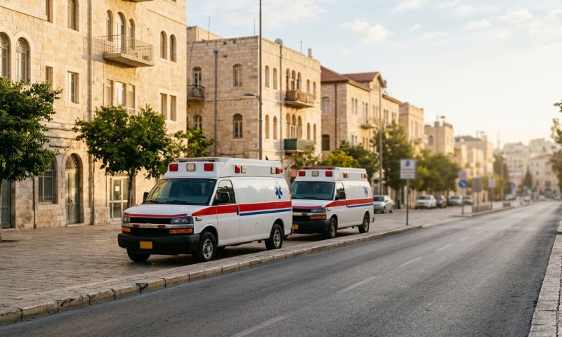 שני קשישים נמצאו מחוסרי הכרה בירושלים: חשד לדליפת חומר מסוכן