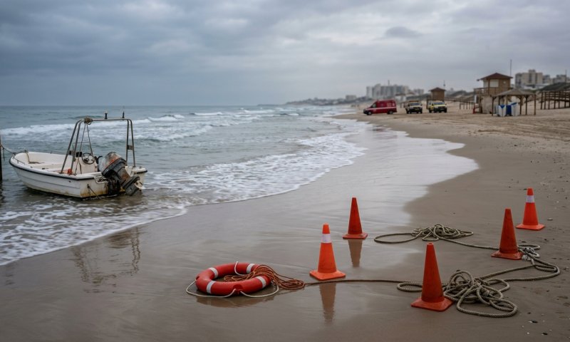 חשש לטביעה באשקלון: חיפושים אחר אדם שנכנס לים ונעלם