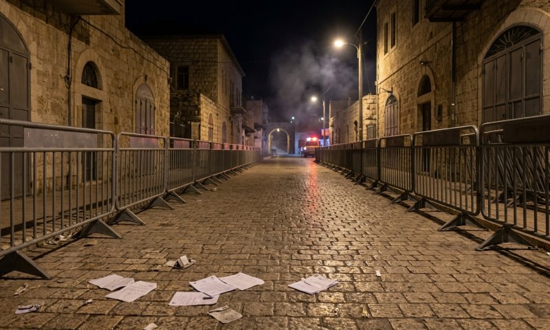 כ-100 חסידי ברלנד פרצו לכפר פלסטיני בשומרון, 5 נעצרו