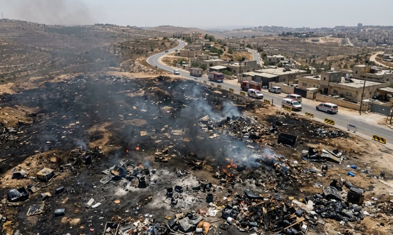 חשד שילדים הציתו אתר פסולת בירושלים - יממה לאחר שילד נספה
