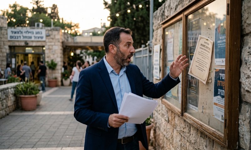 מגיש ערוץ 14 נבהל מפשקוויל שנתלה נגדו - וגילה שזו פרסומת