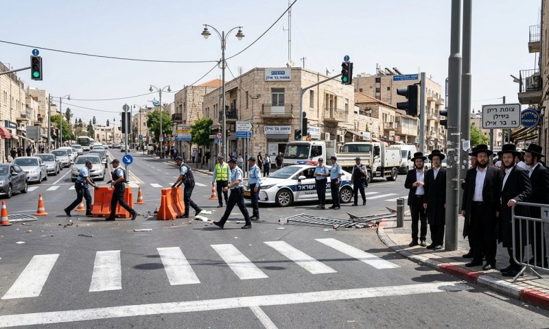אחרי שעתיים של חסימות: פעילי הפלג הירושלמי פינו את הכבישים