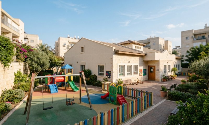 המשטרה חשפה אקדח טעון בקיר גן ילדים בג'סר א-זרקא