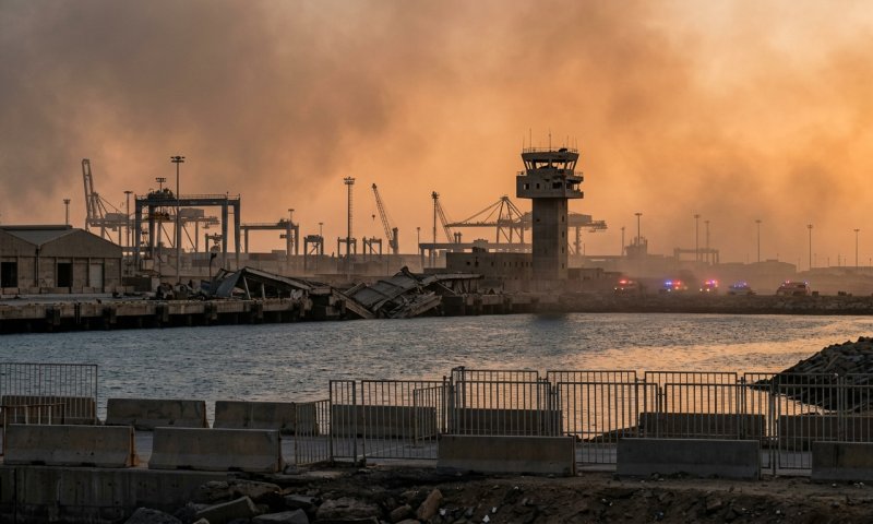 דיווחים באיראן: פיצוצים בבסיס של משמרות המהפכה ובנמל אסטרטגי