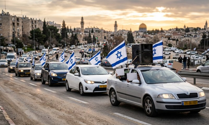 מחאת הגיוס: אגודת ישראל תקיים שיירת רכבים לכלא הצבאי