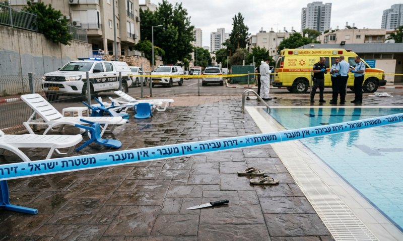 קטטה בבריכה ברמת גן: אישה נדקרה ושני גברים נעצרו