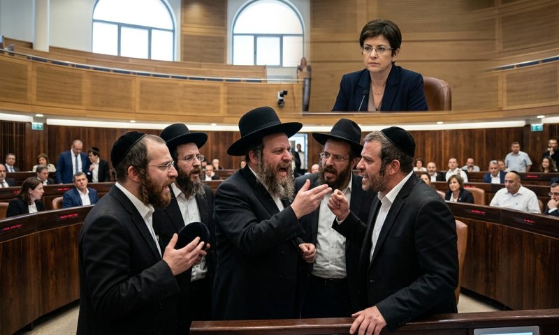 בכיר בקואליציה: האיומים החרדיים על פיזור הכנסת מועילים דווקא ליועמ"שית