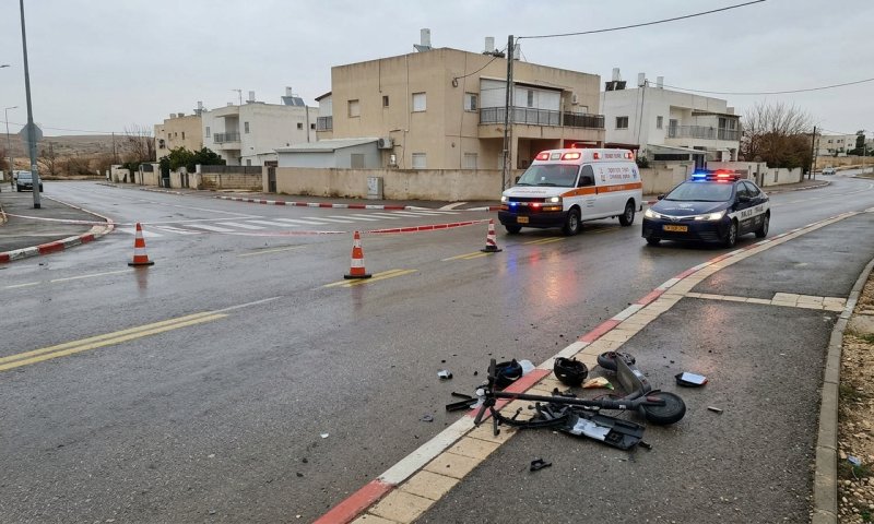 בן 16 נפצע קשה בתאונת קורקינט חשמלי בשגב שלום