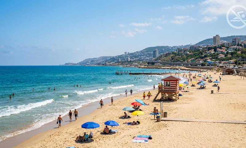 משרד הבריאות הודיע: הוסרה אזהרת הרחצה ברוב חופי חיפה