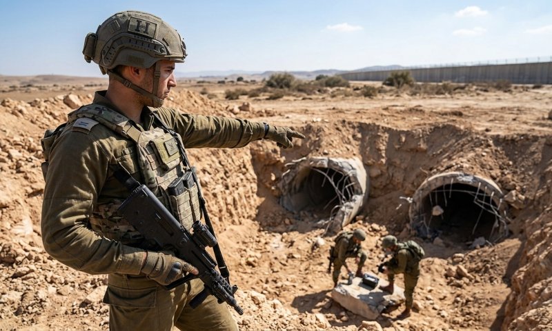צה"ל השמיד שתי מנהרות טרור בעזה: נמצאו עשרות רקטות וחדרי שהייה