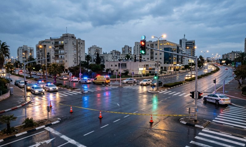 הולך רגל בן 40 נפצע קשה מפגיעת רכב בנתניה