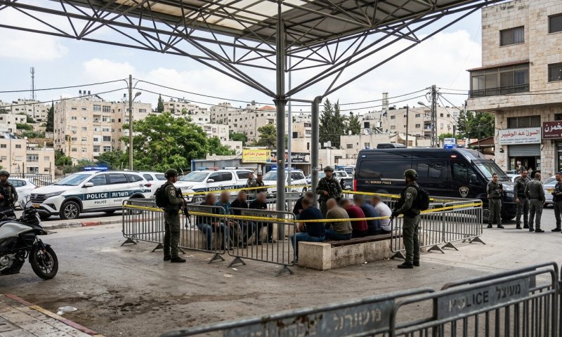מג"ב פשט על מכון שטיפה בבית חנינא: ארבעה שוהים בלתי חוקיים נעצרו