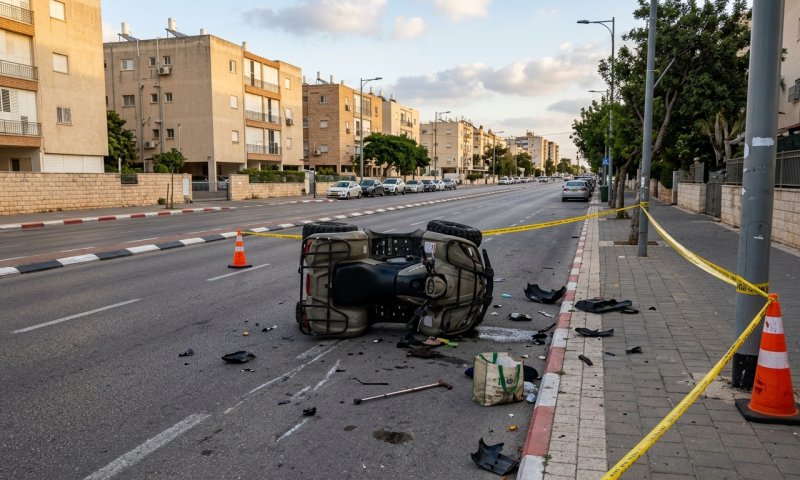 שתי נשים בנות 70 נפצעו קשה מטרקטורון בקרית מוצקין
