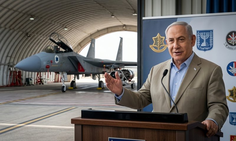 נתניהו בתל נוף: "לקראת הבחירות ינסו לתקוף אותנו"