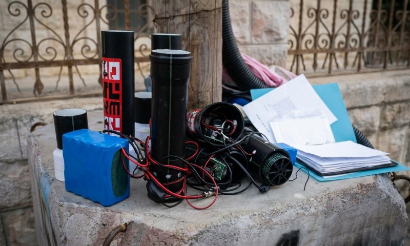 המשטרה עצרה שני מפגינים בירושלים שהפריעו לתושבים עם ציוד הקרנה