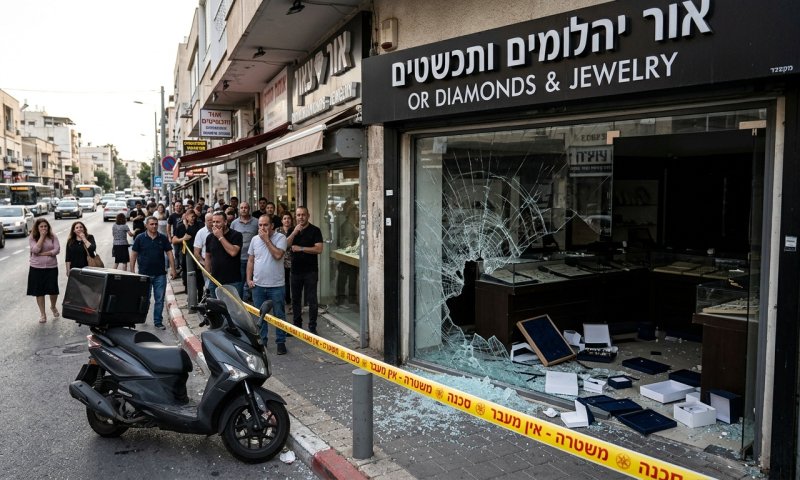 תושב חולון חנק בעלת חנות תכשיטים בת 85 ושדד אותה - הוגש כתב אישום