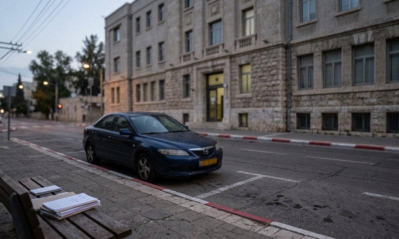 עורך דין ריסק בפטיש את שמשות הרכב - כשבת זוגו בפנים