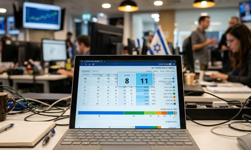 ספירת הקולות: רע"ם מתחזקת ל-8 מנדטים, המשותפת יורדת ל-11