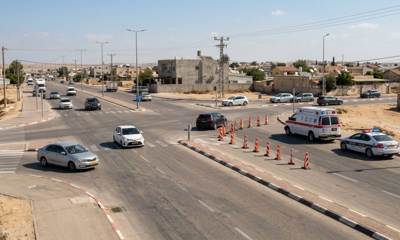 ילד בן 4 נפצע באורח בינוני מפגיעת אופנוע בתל שבע