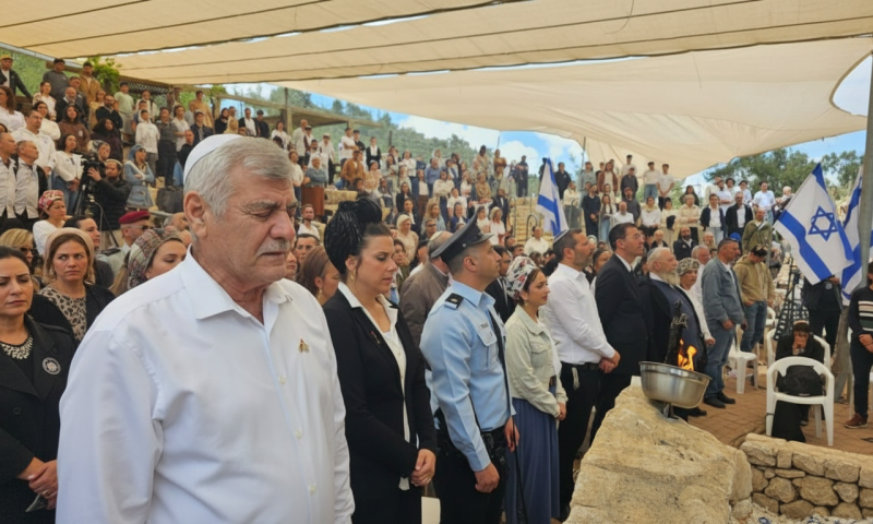 בועז ביסמוט בטקס בבנימין: "ההתיישבות מגינה על מדינת ישראל"