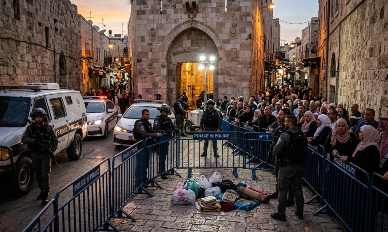 13 צעירים נעצרו אחרי שניסו לפרוץ להר הבית ולהקריב קורבן