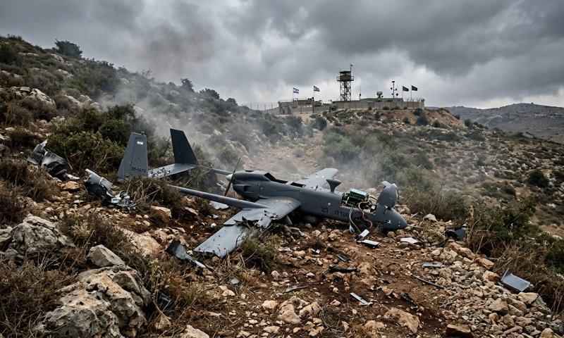 כטב"ם נפל באזור כוחות צה"ל בדרום לבנון - אין נפגעים