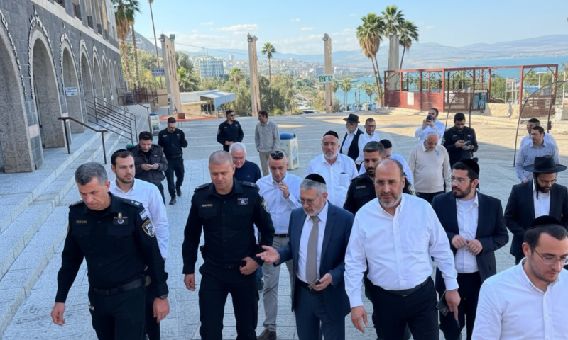 שבוע להילולא: הכנות ביטחוניות בציון רבי מאיר בטבריה