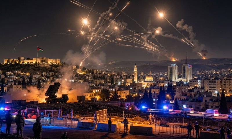 ירדן תחת אש: צבא הממלכה יירט 18 טילים בליסטיים מאיראן