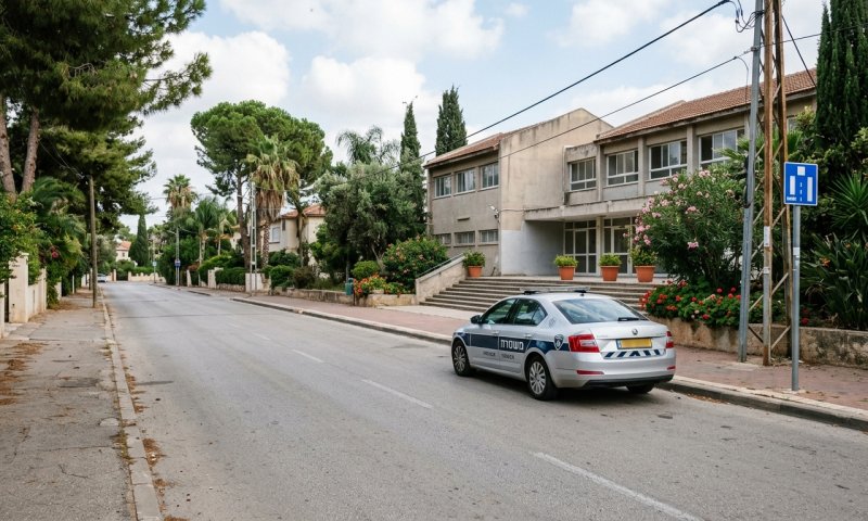 אלמונים פרצו לבית ספר בפרדס חנה וריססו צלבי קרס