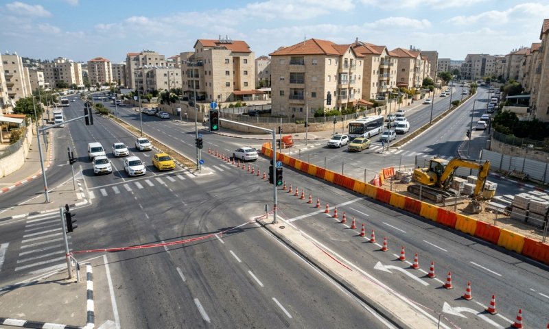 פועל בניין צנח מגובה של 5 מטרים בבית שמש ונפצע קשה