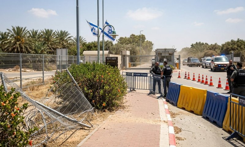 חתך התגלה בגדר בקיבוץ זיקים: התושבים הונחו להסתגר בבתים