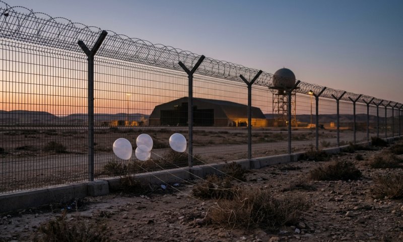 בלונים עם סמים וטבק אותרו סמוך לבסיס חיל האוויר בדרום
