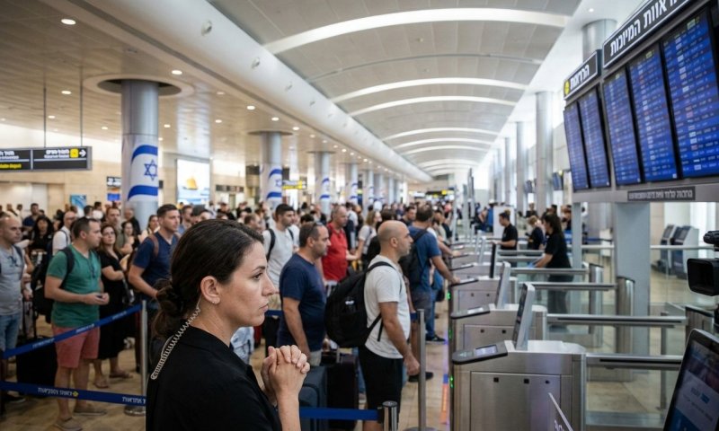 נתב"ג שובר שיא: 75 אלף נוסעים היום, ומטוסי הצבא האמריקאי עוזבים