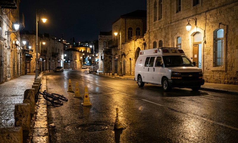 ירושלים: גבר בן 35 נפצע קשה באירוע אלימות ברחוב אגריפס