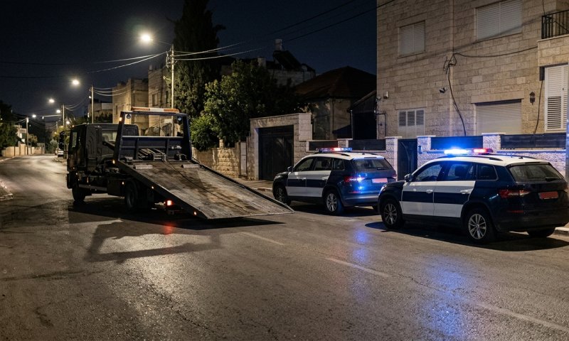 רשות המסים והמשטרה עיקלו 17 רכבים של סרבני מס בבאקה אל-גרבייה