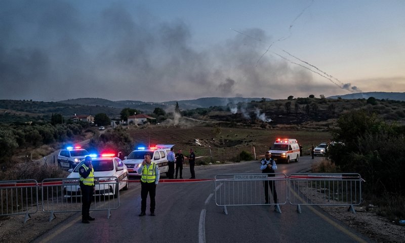 צה"ל יירט רקטות שנורו מלבנון לעבר כרמיאל
