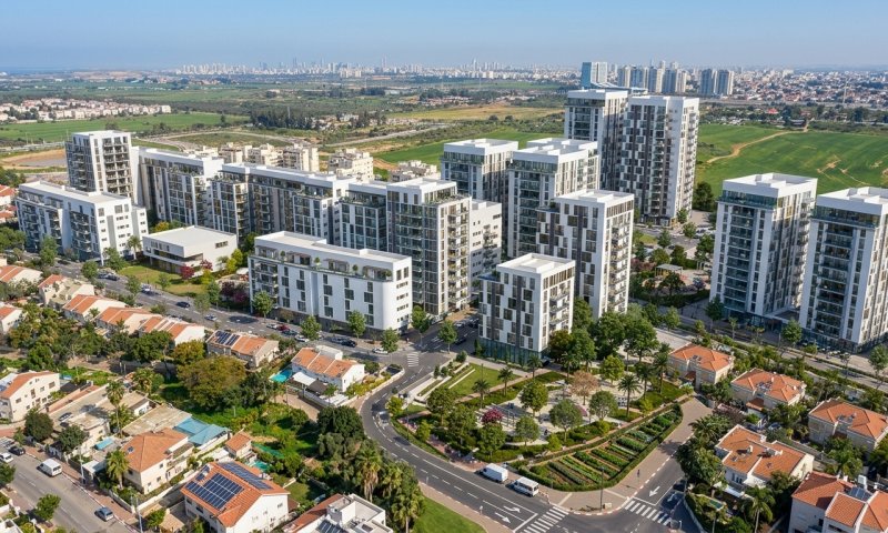 אושר פינוי-בינוי בנס ציונה: 868 דירות חדשות במרגולין