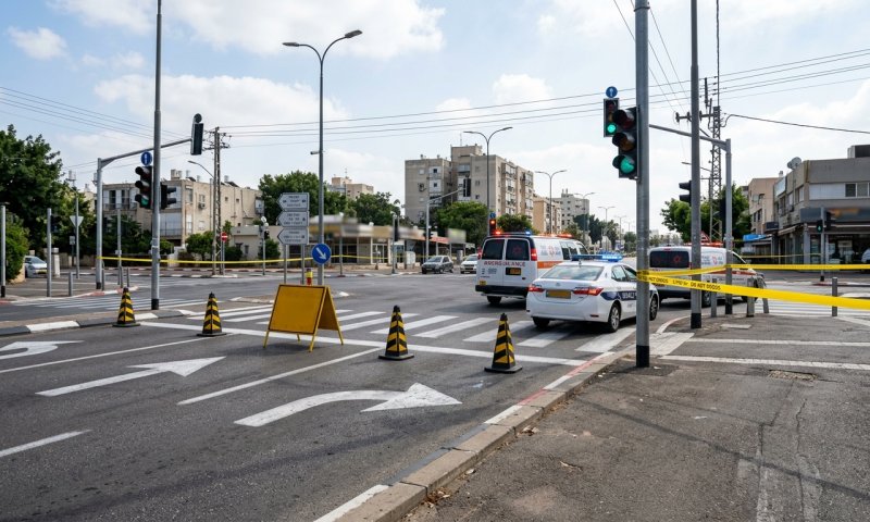 הוד השרון: גבר בן 34 נפצע בינוני מנפילה מגובה 4 מטרים