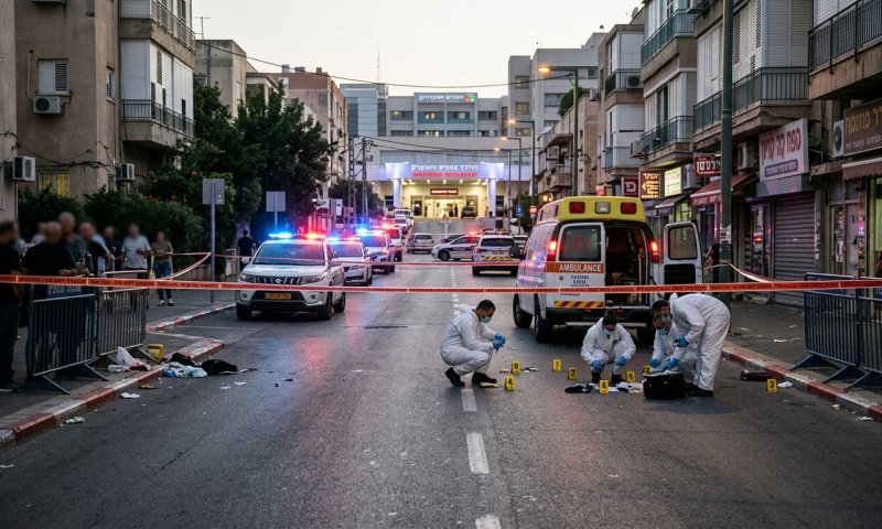 גבר בן 25 נורה ברחוב בחולון ופונה לוולפסון במצב בינוני