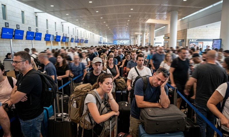 הכאוס בנתב"ג: איזנקוט תוקף - "שיקוף לניהול הכושל של נתניהו"
