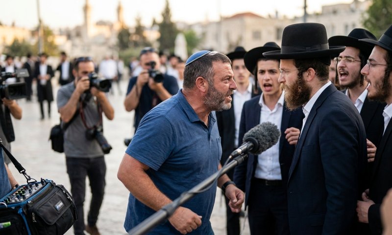 וינטר הותקף בירושלים, מגל ניתק את המיקרופון לכספית