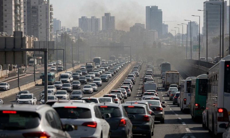 זיהום האוויר בכיפור צנח ברחבי הארץ - למעט בבני ברק